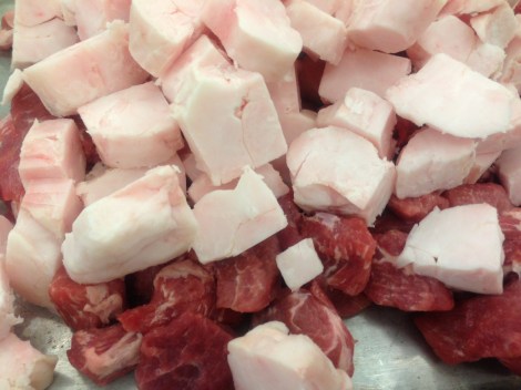 Pork + Fatback= Hotdog